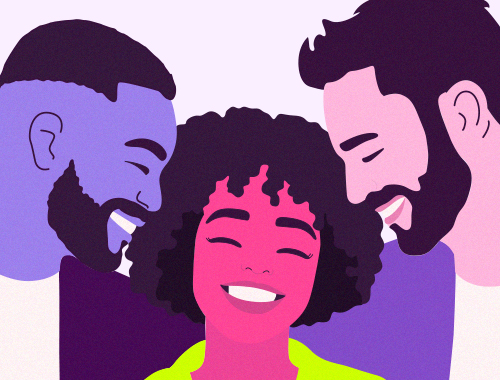 Ele me surpreendeu com o amigo